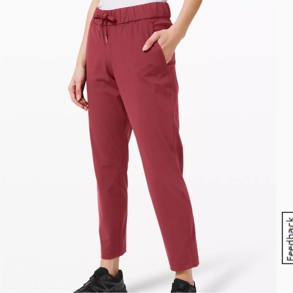Lululemon On the Fly Stretch Pant - Red